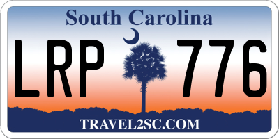 SC license plate LRP776