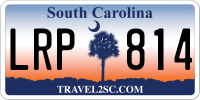 SC license plate LRP814