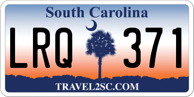 SC license plate LRQ371