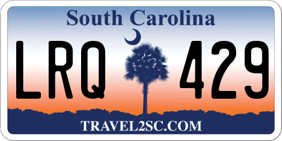 SC license plate LRQ429