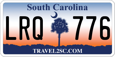 SC license plate LRQ776