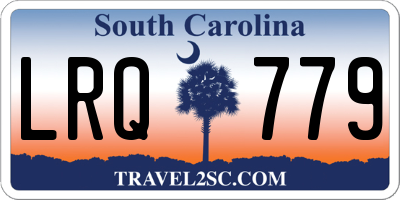 SC license plate LRQ779