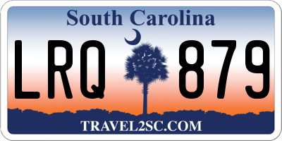 SC license plate LRQ879