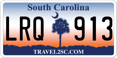 SC license plate LRQ913