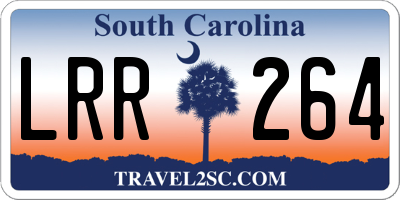 SC license plate LRR264
