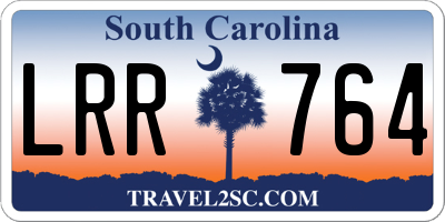 SC license plate LRR764