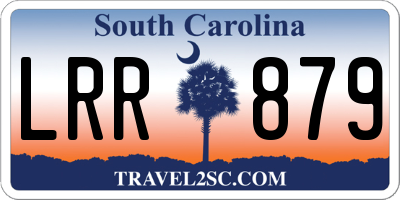 SC license plate LRR879