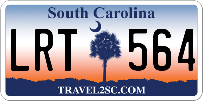 SC license plate LRT564