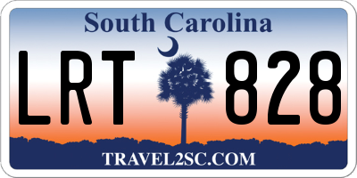 SC license plate LRT828