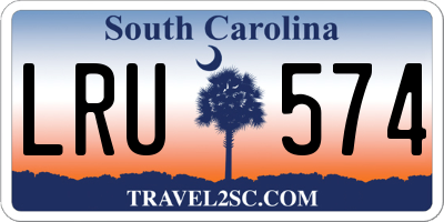 SC license plate LRU574