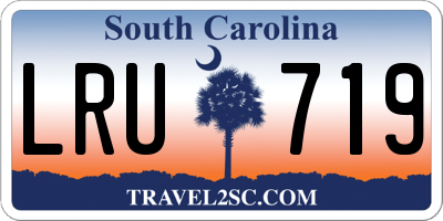 SC license plate LRU719