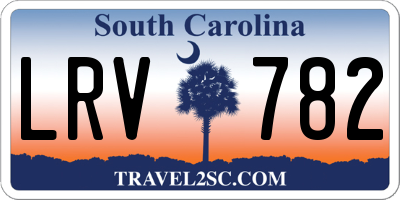 SC license plate LRV782