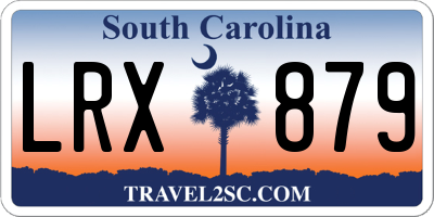 SC license plate LRX879