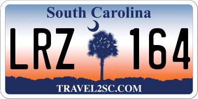 SC license plate LRZ164