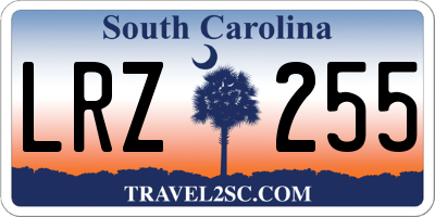 SC license plate LRZ255