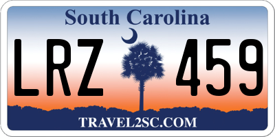 SC license plate LRZ459