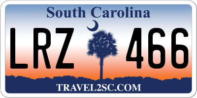 SC license plate LRZ466