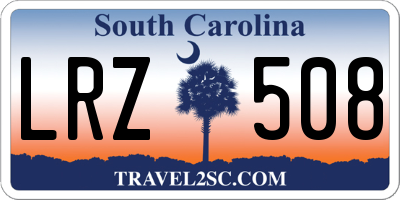 SC license plate LRZ508