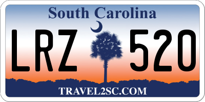 SC license plate LRZ520
