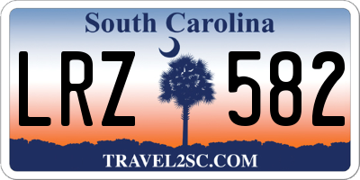 SC license plate LRZ582
