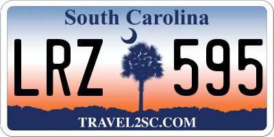 SC license plate LRZ595