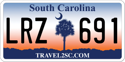 SC license plate LRZ691