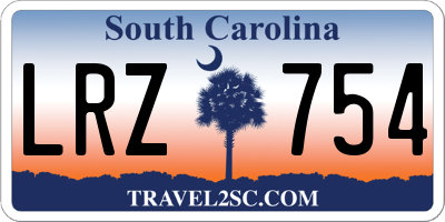 SC license plate LRZ754