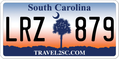 SC license plate LRZ879