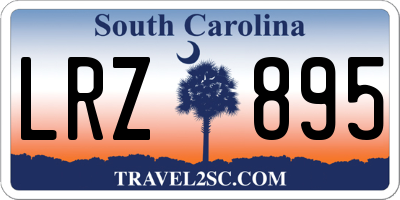 SC license plate LRZ895