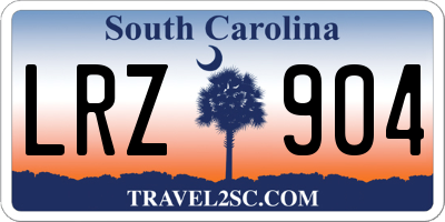 SC license plate LRZ904