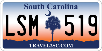 SC license plate LSM519