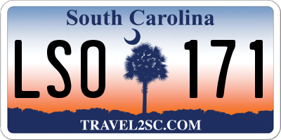 SC license plate LSO171