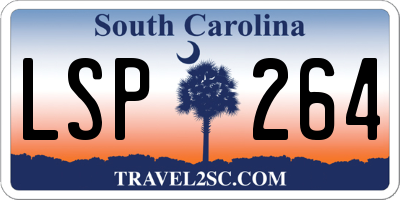 SC license plate LSP264