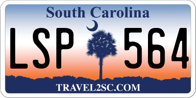 SC license plate LSP564