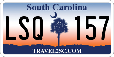 SC license plate LSQ157