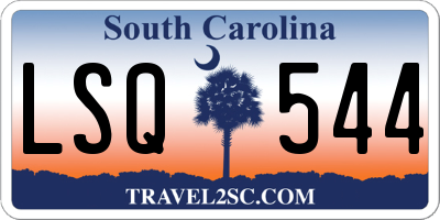 SC license plate LSQ544