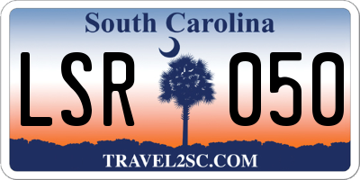 SC license plate LSR050