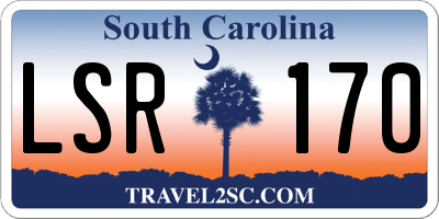 SC license plate LSR170