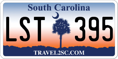 SC license plate LST395
