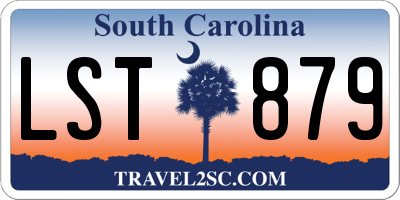 SC license plate LST879