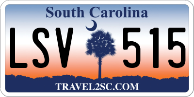 SC license plate LSV515