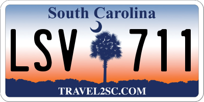 SC license plate LSV711