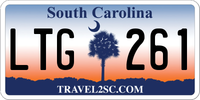 SC license plate LTG261