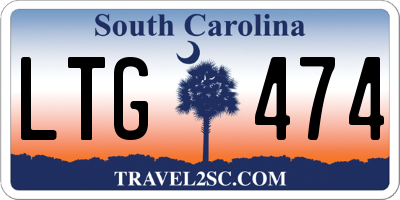 SC license plate LTG474