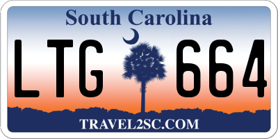SC license plate LTG664