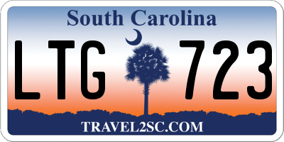 SC license plate LTG723