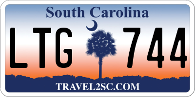 SC license plate LTG744