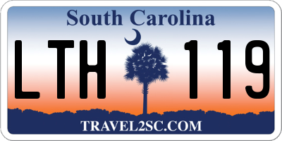 SC license plate LTH119