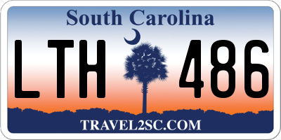 SC license plate LTH486