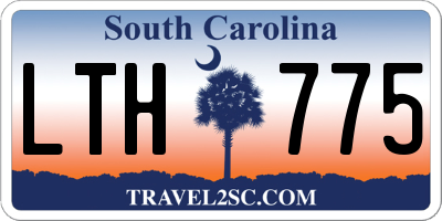 SC license plate LTH775